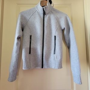 Lululemon NTS Jacket Size 2 Heathered Medium Gray
